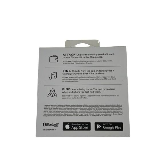 Chipolo CARD Wallet Finder Passport Pouch Misplaced Item Finder - Picture 3 of 4